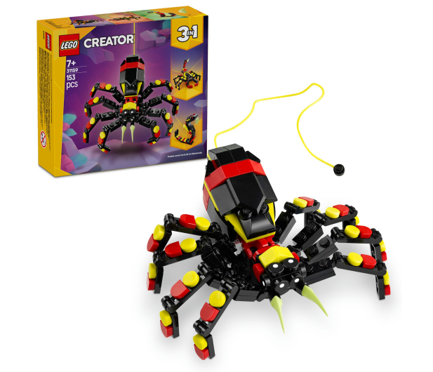 LEGO Creator 31159 Dzikie zwierzę: niezwykły pająk - 1284262 - zdjęcie 2